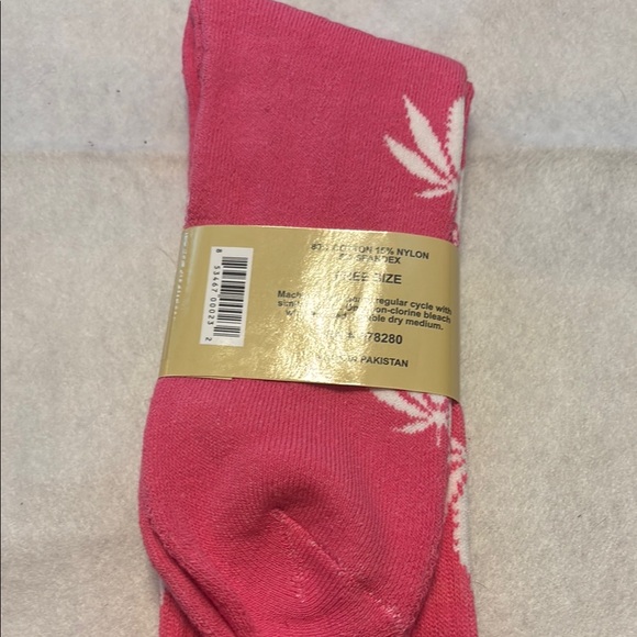 Pink weed socks - Picture 2 of 5